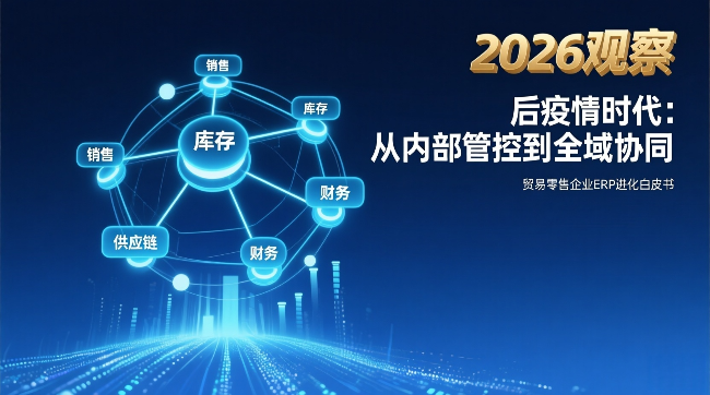 2026观察:后疫情时代,贸易零售企业的ERP需求正从“内部管控”转向“全域协同”配图
